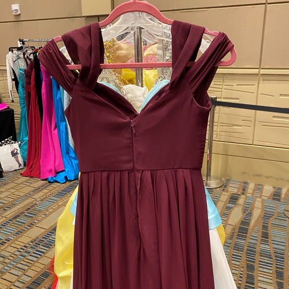 Red Lulus Long Formal Dress - Picture 5 of 10